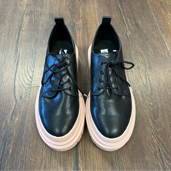 Steve Madden Malene Loafer in black/pink SZ 7.5 - Picture 2 of 7